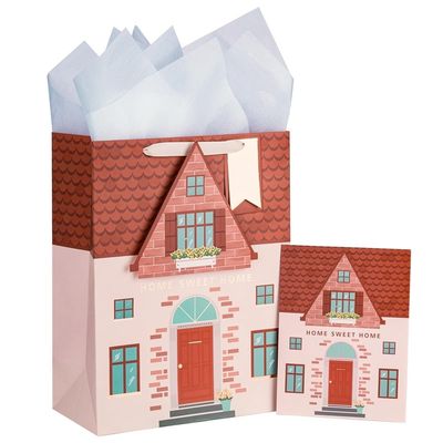 quality Gravierungsdruck Glanzquadratische Unterseite Zeichentrickfilm Geschenk Kaufpapiertüten mit Logo factory